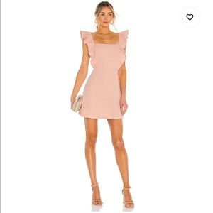 Revolve Double Weave Dress in Dusty Pink